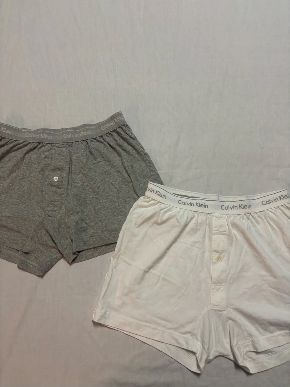 Calvin Klein Men’s Boxer Briefs - Gray & White